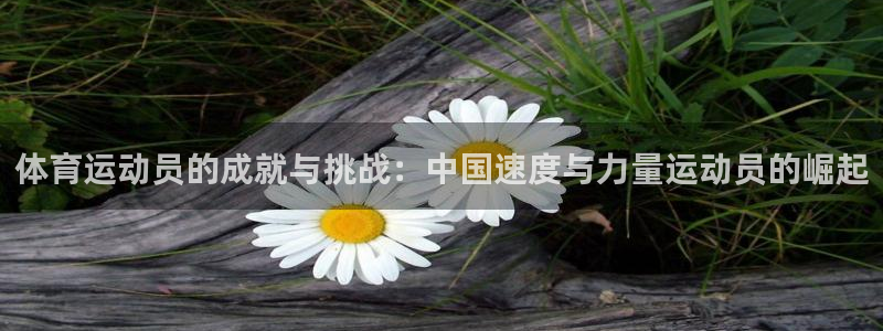 意昂官网：体育运动员的成就与挑战：中国速度与力量运动员的崛起