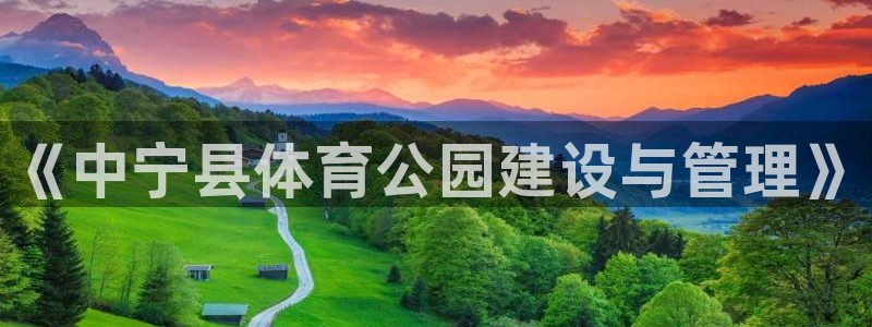 意昂3平台注册：《中宁县体育公园建设与管理》